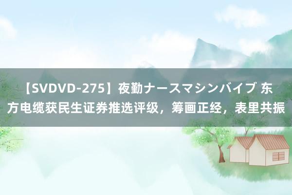 【SVDVD-275】夜勤ナースマシンバイブ 东方电缆获民生证券推选评级，筹画正经，表里共振