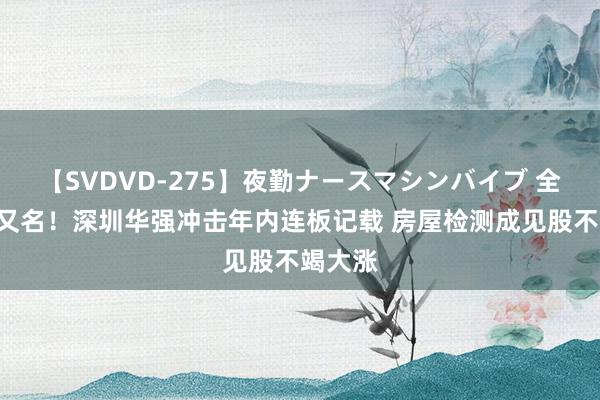 【SVDVD-275】夜勤ナースマシンバイブ 全A股第又名！深圳华强冲击年内连板记载 房屋检测成见股不竭大涨